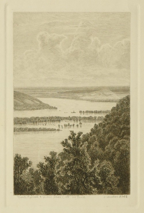 Лист № 28. Царев Курган и устье реки Сок на Волге. 1885-1886 