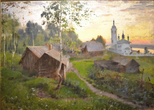 Беньков П.П. 1879-1949 Золотой плес. 1910-е Холст, масло