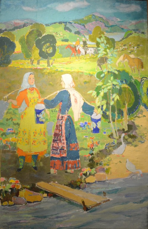 Урманче Б.И. 1897-1990 В предгорьях Урала. 1979 Холст, масло